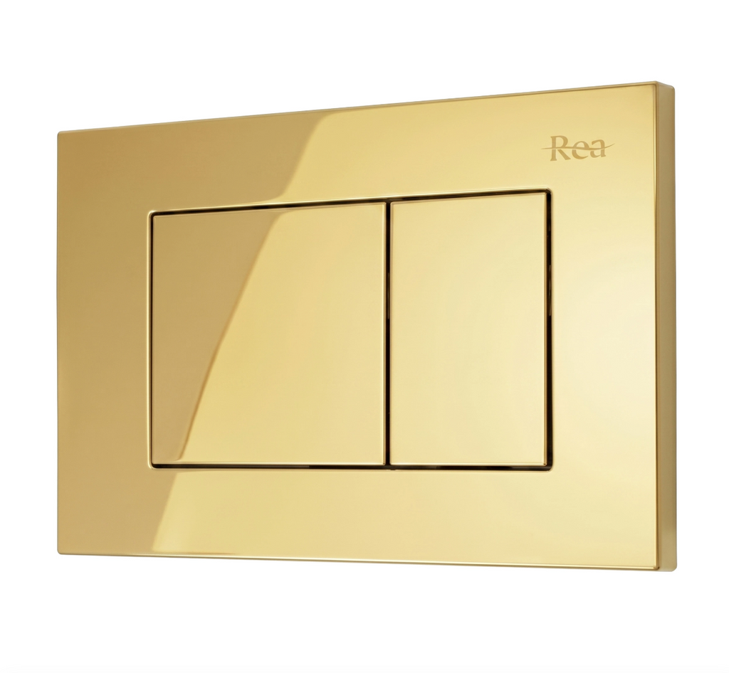 Beépíthető WC Tartókeret Szett Slim 024N J Gold Nyomólappal