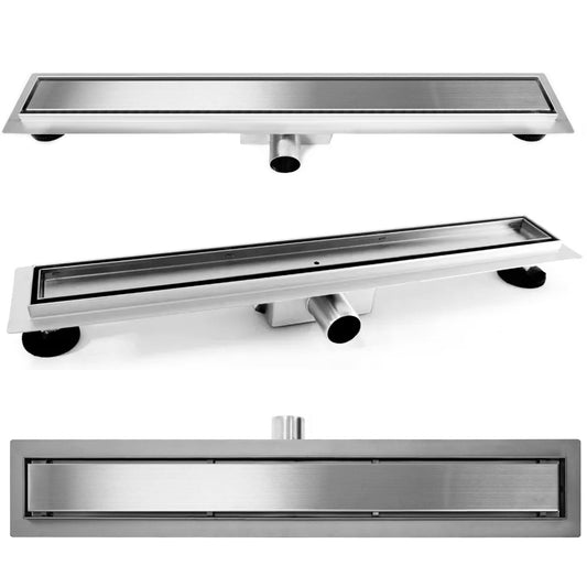 Lineáris Lefolyó Rea Pure Neo Nickel Brush Inox 60 1
