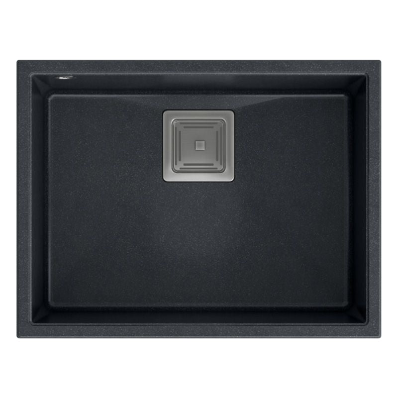 Gránit Mosogató David 50 Black Metallic Réz 5