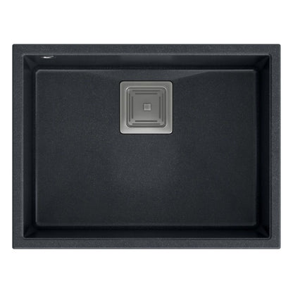 Gránit Mosogató David 50 Black Metallic Réz 5