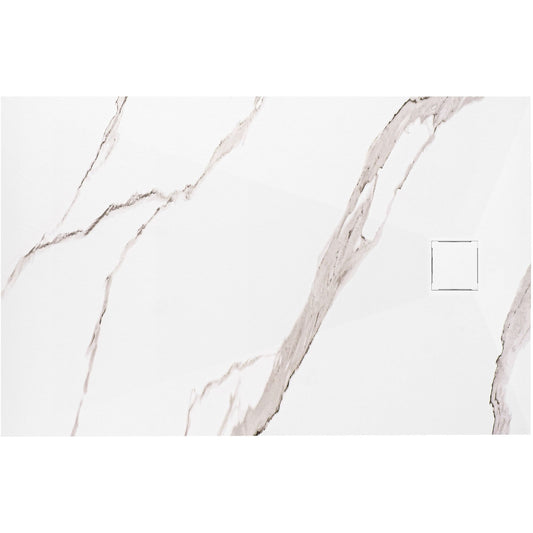 Zuhanytálca Magnum Carrara White 90x120 1