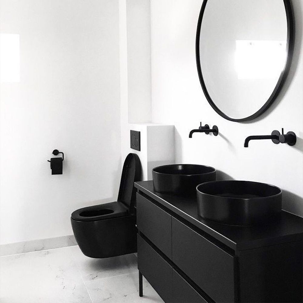Wc Csésze Calani Loyd Slim Black 5