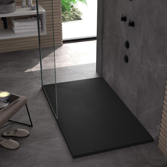 Zuhanytálca Magnum Black 120x80 1