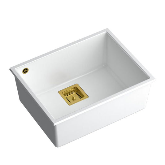 Gránit Mosogató David 50 White Réz 1