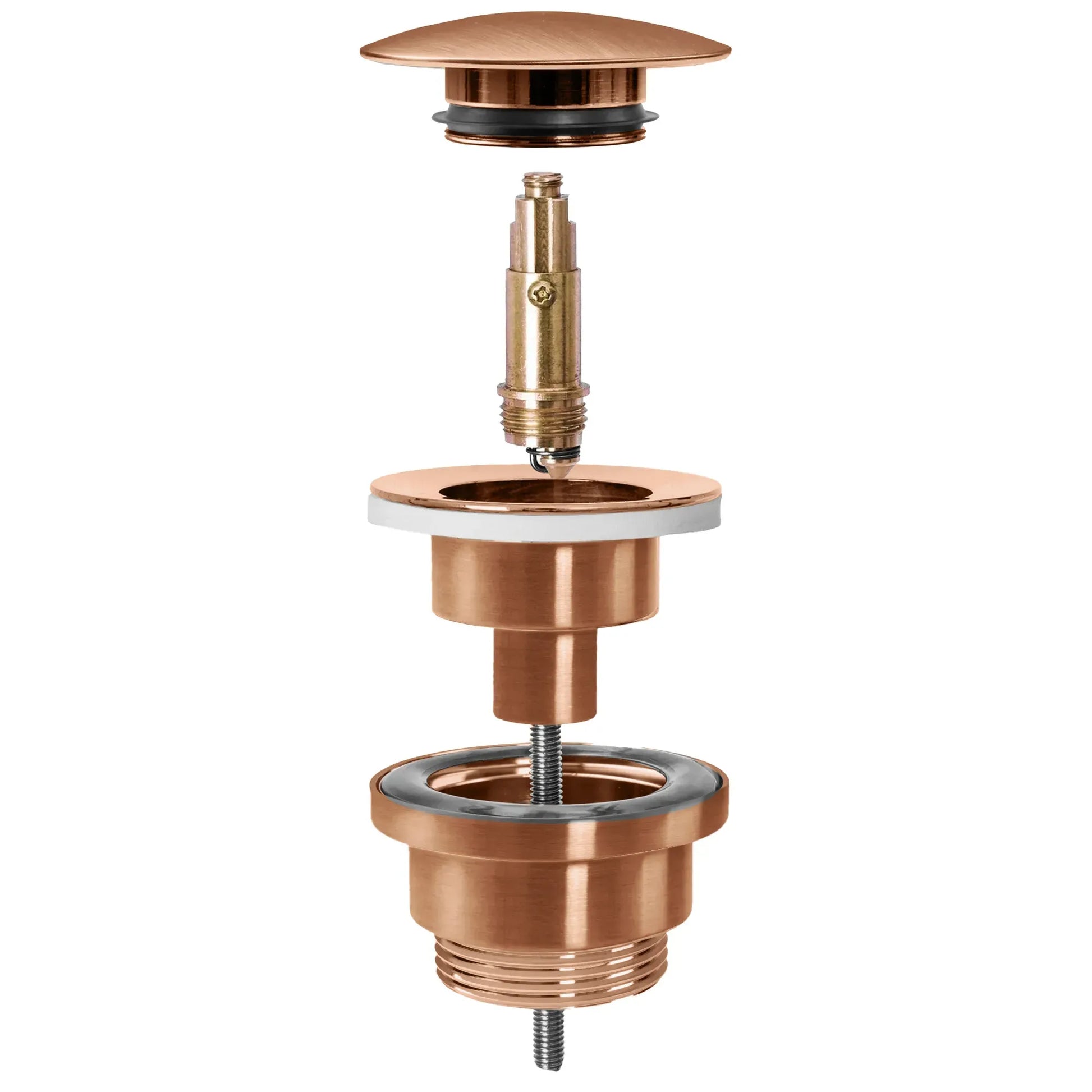 Rea Copper Mat Univerzális Mosdószifon Click-clack Leeresztő Szeleppel 7