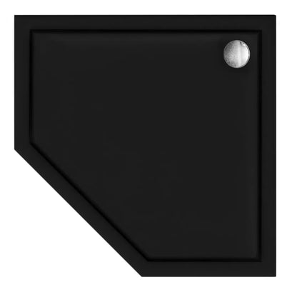 Zuhanytálca Diamond Black 90x90 3