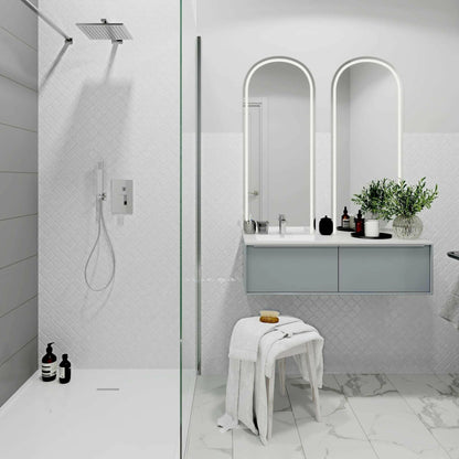 Mozaik Dekorcsempe Maroco 322159 White 8