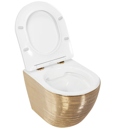 Wc Csésze Carlo Flat Brush Gold 5