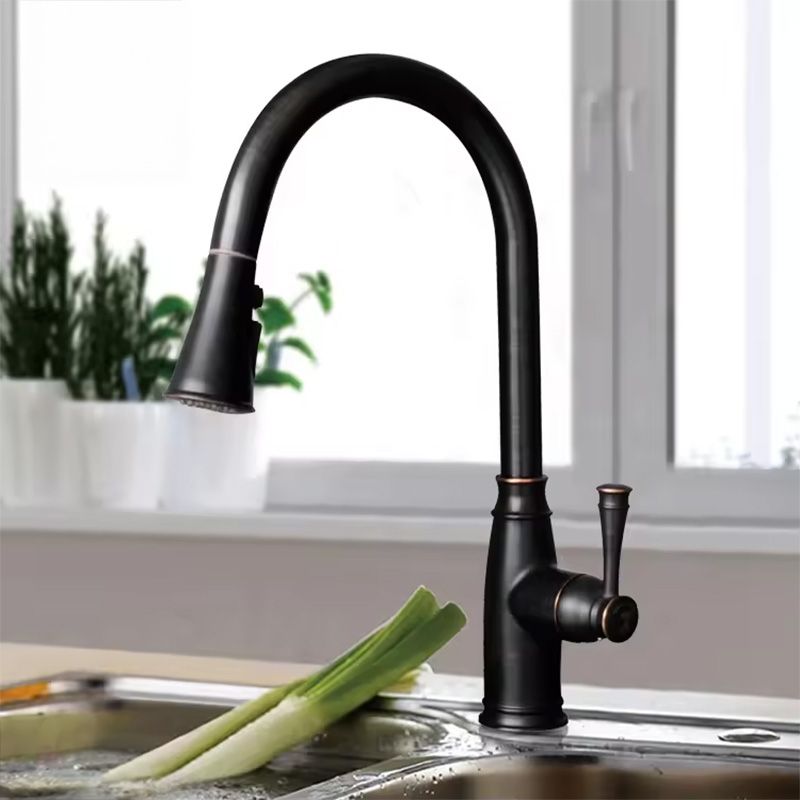Konyhai Csaptelep Rea Deco Old High Black 2