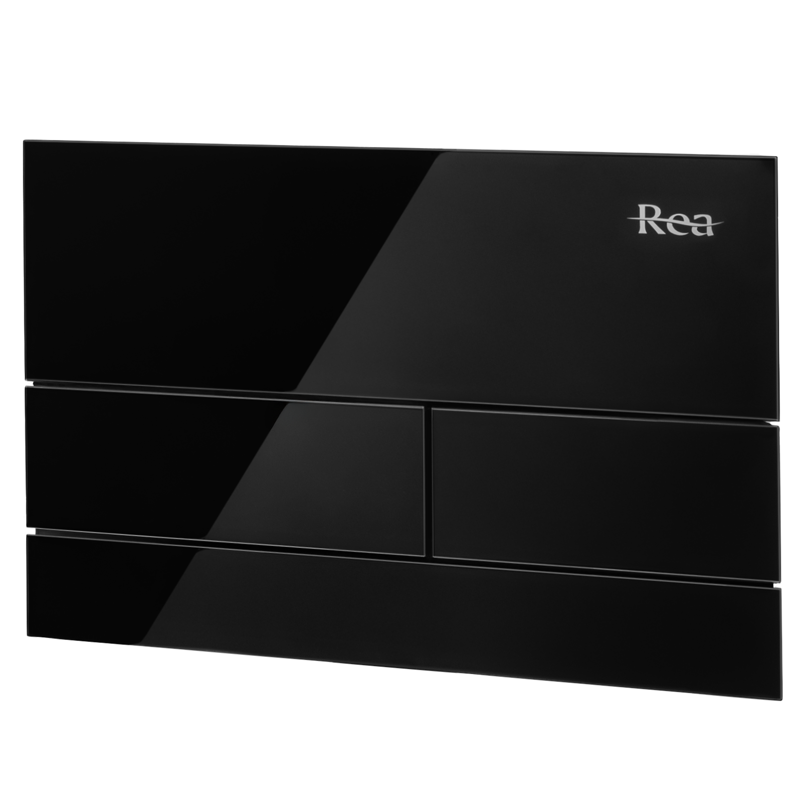 Wc Öblítő Gomb K011a-q Rea T Black Glass 2