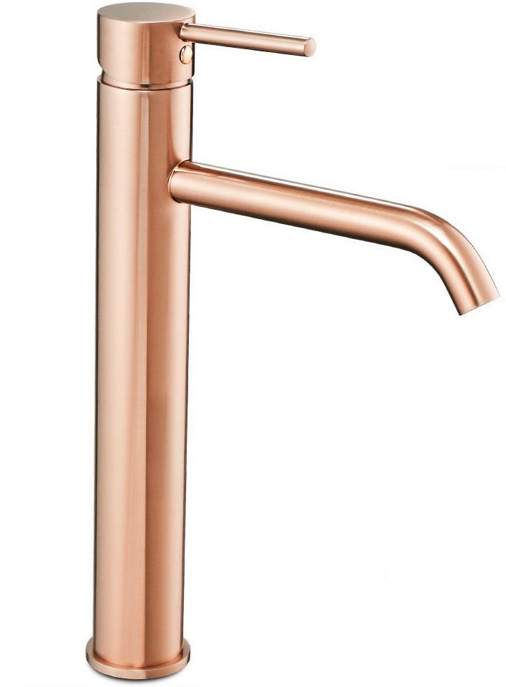 Rea Lungo Rose Gold Magasított Fürdőszobai Mosdó Csaptelep 1