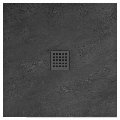 Zuhanytálca Rea Black Rock 90x90 1