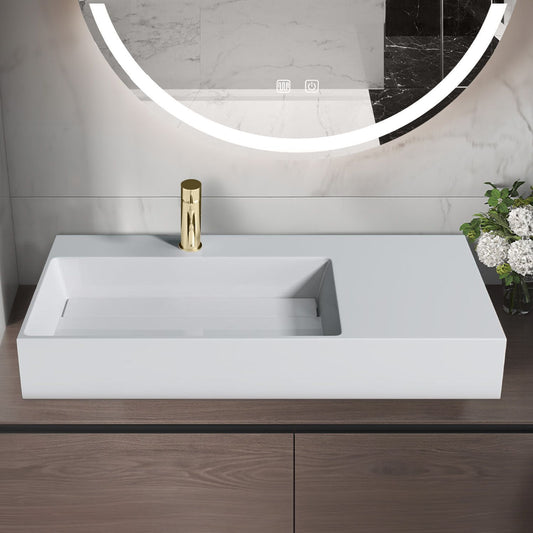 Konglomerátum Mosdó Archi 90 Cm White 1