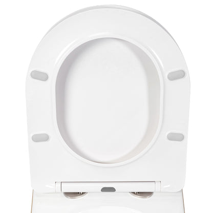Lassan Csukódó Wc Ülőke Duroplast Flat Fehér 5
