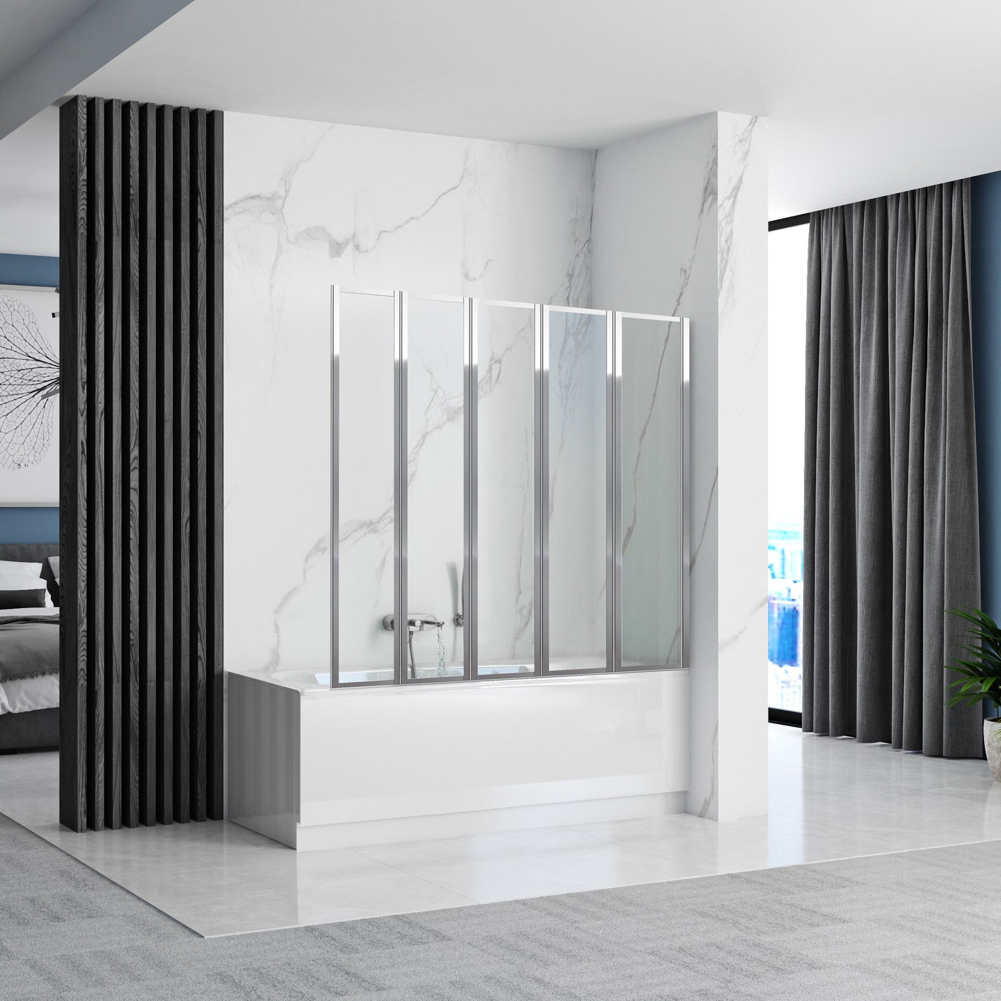 Fürdőkádparaván Rea Idea 120 Cm 2